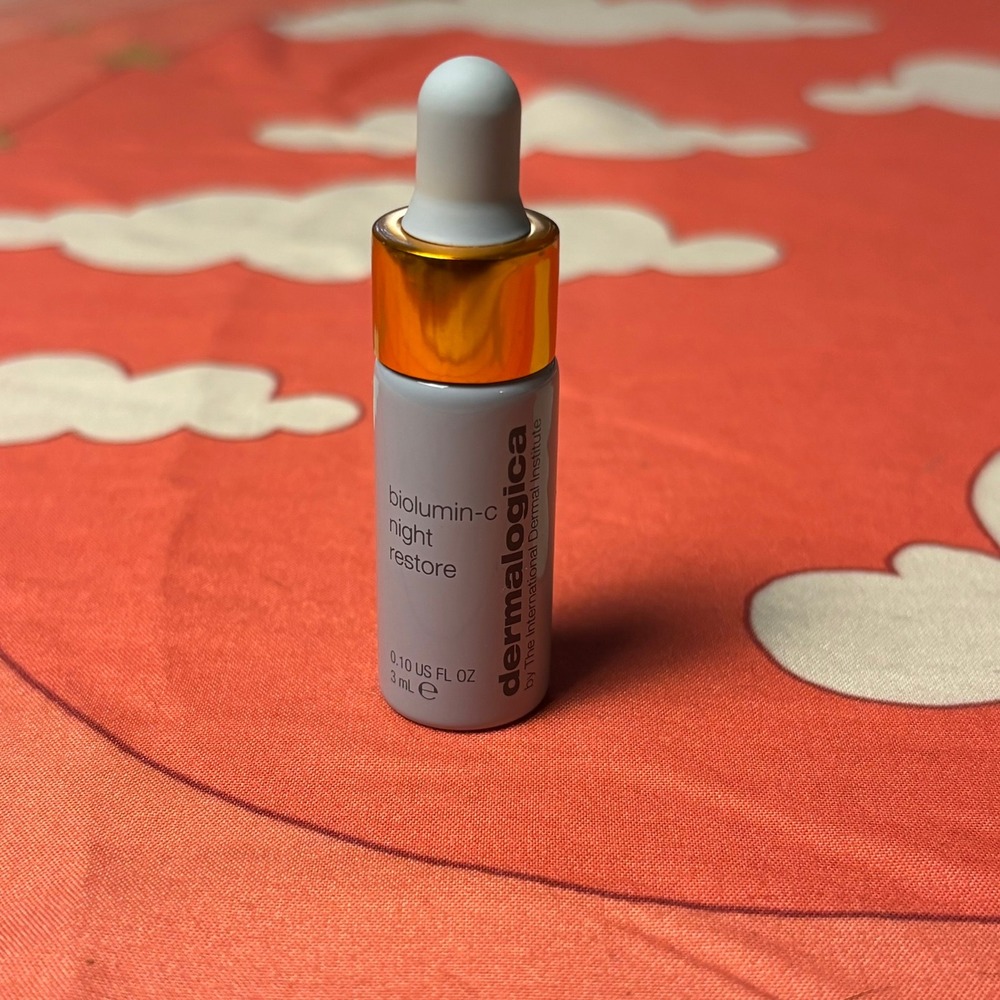 Dermalogica BioLumin-C Night Restore Serum 0.10 3 mL Travel Size Dropper Bottle